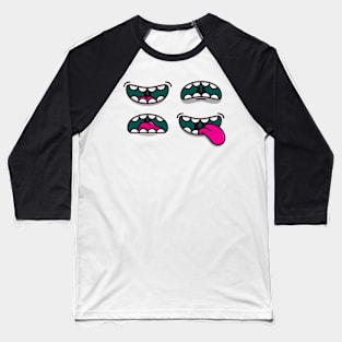 Mouth expressions Baseball T-Shirt